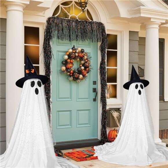 2Packs Halloween Decorations Outdoor,Halloweens Party Decoration Indoor,Spooky - Picture 6 of 7